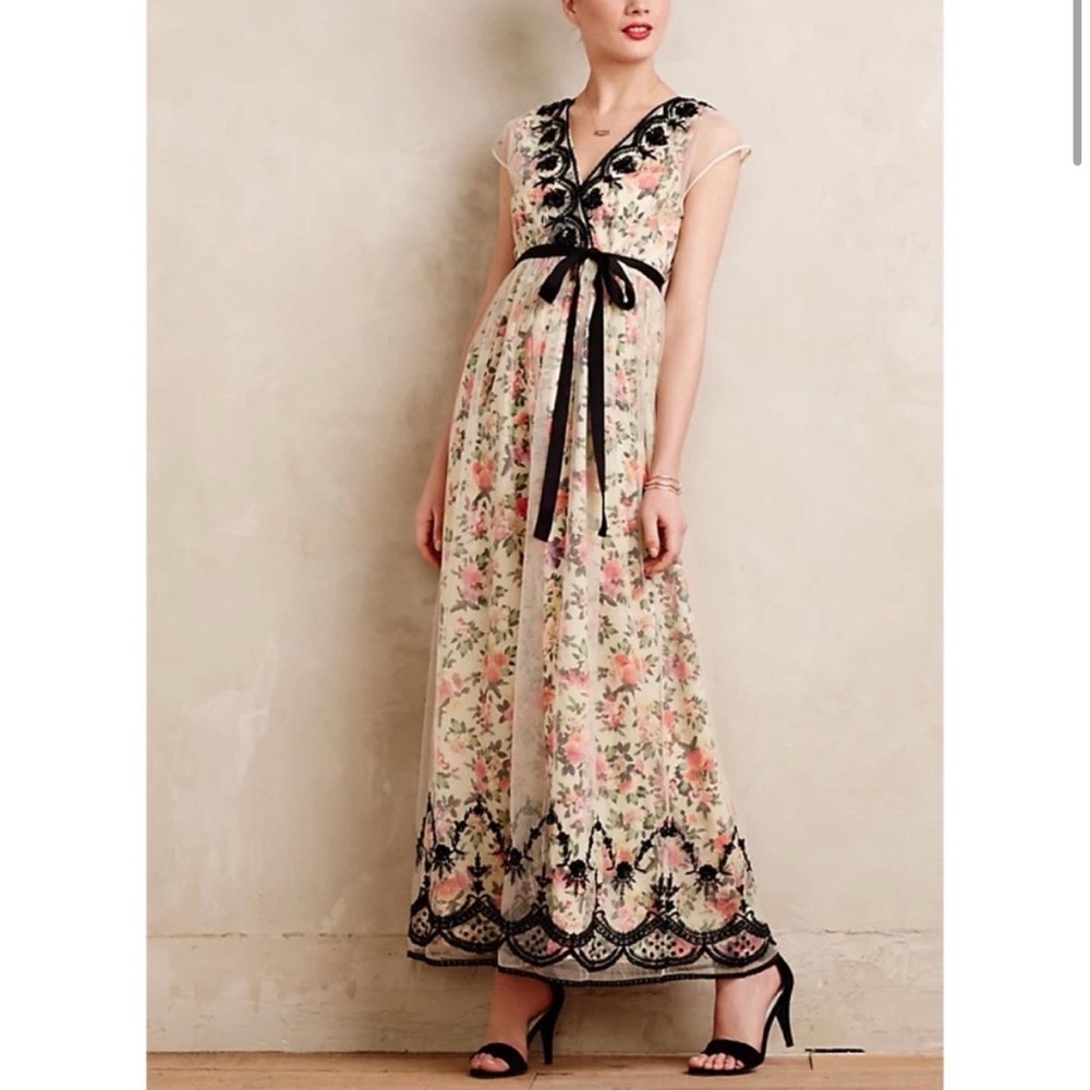 Anthropologie Vineet Bahl Glasshouse Maxi Dress